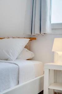 Voodi või voodid majutusasutuse Endless Blue from Syros - Fabrika Resort - House 1 toas