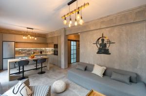 Kuchyň nebo kuchyňský kout v ubytování Lepanto Luxury Apartments FF
