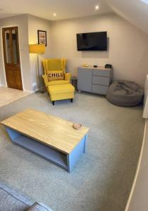 Istumisnurk majutusasutuses Quarry Loft, Bowness on Windermere