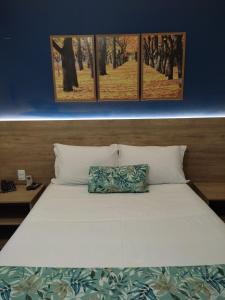 A bed or beds in a room at Ilhabela Park Hotel