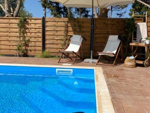 בריכת השחייה שנמצאת ב-Seascape luxury villas או באזור