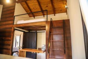 Kuchyň nebo kuchyňský kout v ubytování Cotan Ecolodge