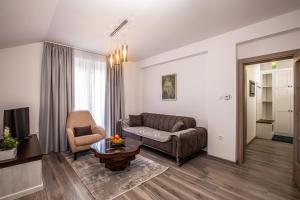 Posezení v ubytování Rest Apartments