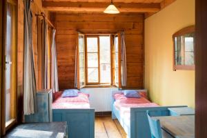 Postel nebo postele na pokoji v ubytování Penzion a hostinec Kyjovská terasa