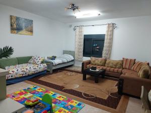 Postel nebo postele na pokoji v ubytování קסם הכפר + 34 fotografií