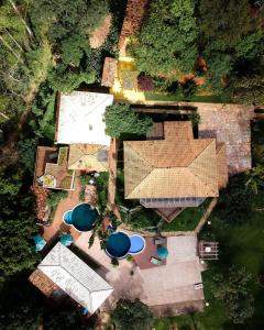 Letecký snímek ubytování Estância Peti