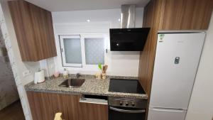 Kuchyň nebo kuchyňský kout v ubytování BENIDORM PLAYA LEVANTE