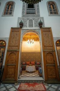 Posezení v ubytování Riad Fes Iline
