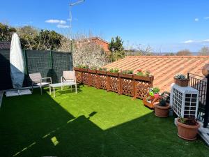 A garden outside Eco Home