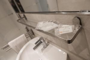 Koupelna v ubytování AFFITTACAMERE SCIACCHETRA'