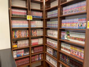 Die Bibliothek im Hotel