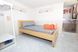 Postel nebo postele na pokoji v ubytování Chocolate Home