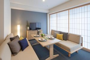 Posezení v ubytování MIMARU Tokyo Akasaka