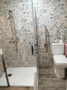 Een badkamer bij PENSION PORTA SANTA