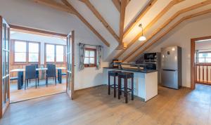 Kuchyňa alebo kuchynka v ubytovaní Ferienwohnung Strubreiter