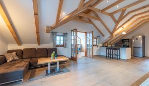 Kuchyňa alebo kuchynka v ubytovaní Ferienwohnung Strubreiter
