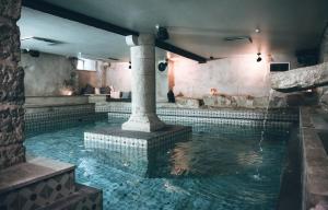 Bazén v ubytování Clarion Hotel Wisby nebo v jeho okolí