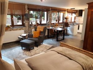Postel nebo postele na pokoji v ubytování Privatzimmer Spahn in Mühlheim