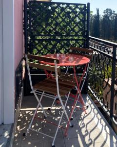 En balkon eller terrasse på Casa Giulia