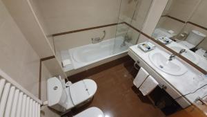 Koupelna v ubytování Valcarce Ferrol