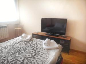 TV a/nebo společenská místnost v ubytování CLOIS, luanco centro