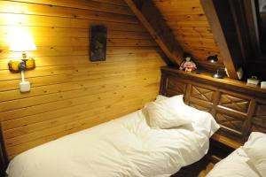 Postel nebo postele na pokoji v ubytování Chardín d'Alto-Apartamentos Chardins