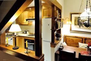 Kuchyň nebo kuchyňský kout v ubytování Chardín d'Alto-Apartamentos Chardins