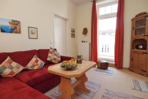 Posezení v ubytování Strandstraße 16 Wohnung 06