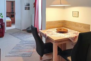 Posezení v ubytování Strandstraße 16 Wohnung 06