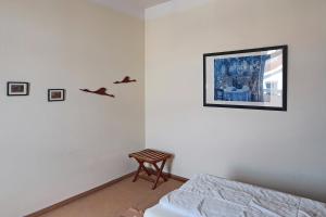 Postel nebo postele na pokoji v ubytování Strandstraße 16 Wohnung 06