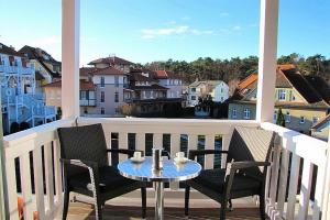 Balkón nebo terasa v ubytování Strandstraße 16 Wohnung 31