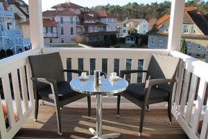 Balkón nebo terasa v ubytování Strandstraße 16 Wohnung 31