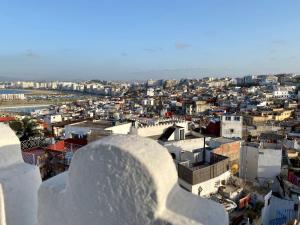 A general view of Tanger or a view of the city taken from a hosteleket