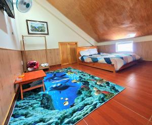 Postel nebo postele na pokoji v ubytování Đông Đức Hostel Đà Lạt