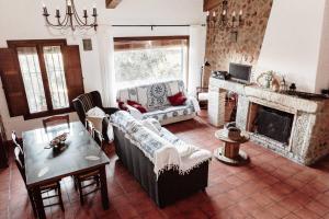 Część wypoczynkowa w obiekcie Casa Rural El Zumacal