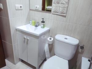 Kúpeľňa v ubytovaní Coqueto Ático en VIGO