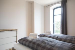 Ένα ή περισσότερα κρεβάτια σε δωμάτιο στο Gulfhof Dreybült Dreybült 10 Wilko