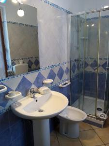 Kylpyhuone majoituspaikassa La Giara B&B