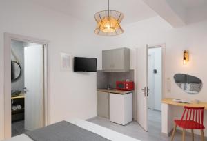 Kuchyň nebo kuchyňský kout v ubytování Sunray Lodgings