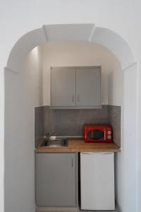 Kuchyň nebo kuchyňský kout v ubytování Sunray Lodgings