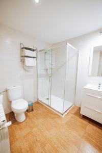 Koupelna v ubytování Hostal Pozo