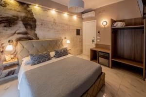 Кровать или кровати в номере Eolian Port B&B