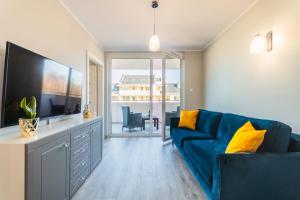 Telewizja i/lub zestaw kina domowego w obiekcie Apartament Baltic Sun N°37