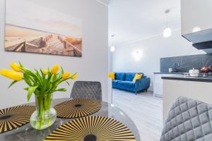 Kuchnia lub aneks kuchenny w obiekcie Apartament Baltic Sun N°37