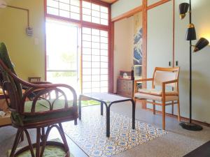 民宿糸满别邸旅馆的休息区