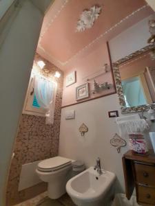 Koupelna v ubytování Ricordi & Relax