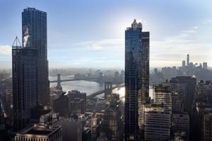 Nespecifikovaný výhled na destinaci New York nebo výhled na město při pohledu z hotelu