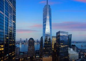 Nespecifikovaný výhled na destinaci New York nebo výhled na město při pohledu z hotelu