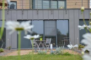 Zahrada ubytování B&B Le Bouchat-Oreille