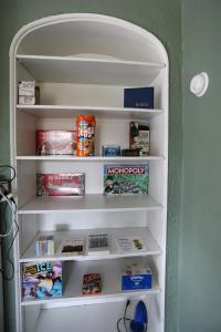 a refrigerator filled with lots of food and drinks at Blue House, Blocks from Ross-Aide, Mackey, Samara House, Birck Golf Complex in West Lafayette